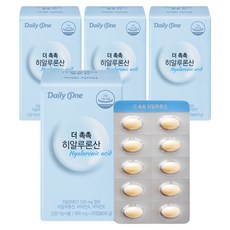 데일리원 더 촉촉 히알루론산 30g, 60정, 4개