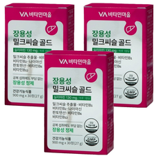 비타민마을 장용성 밀크씨슬 골드 27g, 30정, 3개