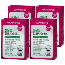 비타민마을 장용성 밀크씨슬 골드 27g, 30정, 4개