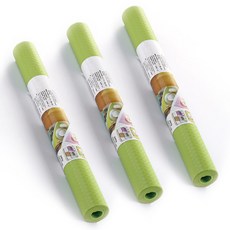 Market Plan EVA彩色抽屜防水墊 3入, 綠色