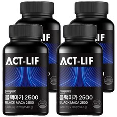 Actriph秘魯黑瑪卡 2500, 4個, 120顆
