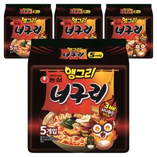 너구리 앵그리 121g, 20개