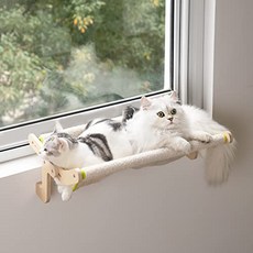 카무라라 고양이 창틀해먹, 화이트양모, 1개