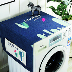 KHOME 印花多功能洗衣機防塵罩, 黑暗的仙人掌