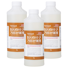 Tamsaa 排水管油脂分解液 排水孔清潔, 1L, 3瓶