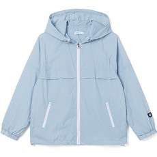 孩童簡約連帽防風外套