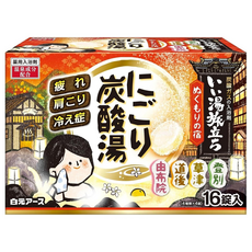 Hakugen Earth 白元 暖之宿系列 湯之宿 入浴劑 碳酸 16顆, 1盒