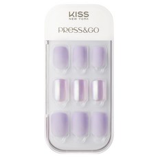 KISS NEW YORK Press&Go系列 美甲貼 Set Cool Lavender 30片, 1組