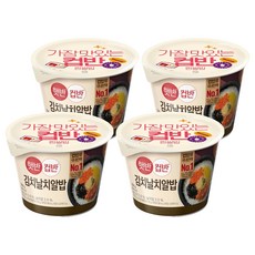 CJ Hetbahn 杯裝泡菜飛魚卵即食拌飯, 188g, 4入