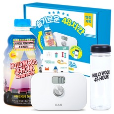 GREEN MONSTER Hollywood 48小時綜合濃縮果汁+專用瓶子+免電池迷你體重計+裝飾用貼紙組, 1組