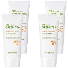 토니모리 더 촉촉 그린티 수분 선크림 SPF50 PA+++, 50ml, 4개