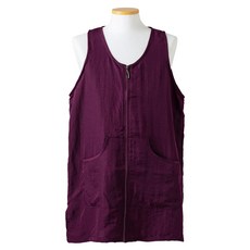 Rosa Home 背心式圍裙 FREE, 紫色, 1個