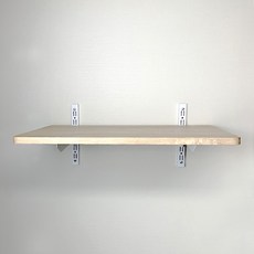 Hardwell 鐵製系統壁掛架, 橡木色, 1層