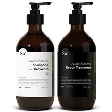 Su Organic 香氛洗髮精 1050ml+護髮素 1050ml組 迷迭香, 1組