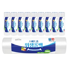 스마트홈 위생롤백 특대형 500p, 10개