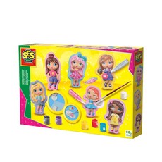 SES DIY創意石膏彩繪 女孩們 Set, 多色, 1盒