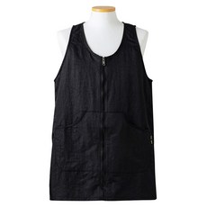 Rosa Home 背心式圍裙 XL, 黑色, 1個