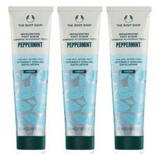 더바디샵 페퍼민트 인비거레이팅 풋 스크럽 100ml, 3개, 1개입