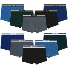 Mesh focus系列男款網狀透氣平口內褲 10件組