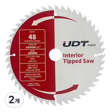 유디티 팁쏘 인테리어용 W165 6.5 x 1.4T x 20 x 48T C5192883, 2개