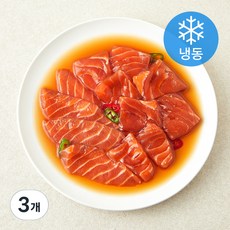 초록햇살 간장연어장 (냉동), 350g, 3개