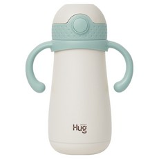 마더케이 허그 스테인리스 빨대컵, 350ml, 1개, 민트