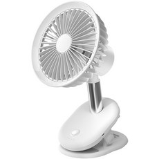 애니클리어 클립형 유모차 선풍기, PDB-CSF20, 화이트