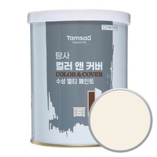 탐사 컬러앤커버 멀티 페인트, 휘핑크림(방문가구용), 900ml, 1개