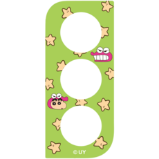 코쿼드 짱구는못말려 휴대폰 후면 카메라 보호 강화유리 필름 초코비 공룡, 1개