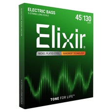 Elixir 鍍鎳鋼輕型貝斯弦 5弦, 14202, 單一顏色, 1個