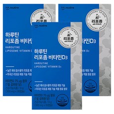 하루틴 리포좀 비타민 D3 3000IU, 30정, 3개