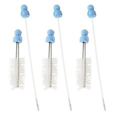 PUKU 藍色企鵝 清潔刷組 吸管刷 細部清潔刷, 3組