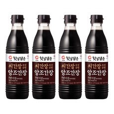 햇살담은 씨간장 숙성공법 양조간장, 500ml, 4개
