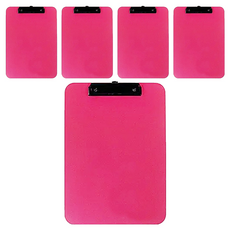 ABEL 力大牌 A4超耐摔板夾, 紅色, 5入