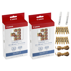 Canon 佳能 SELPHY 相紙 8分割貼紙 KC-18IL + 照片線 + Miffy筆 隨機出貨, 2X3, 36個