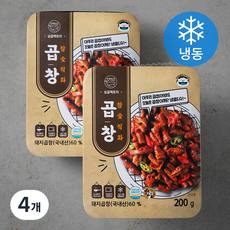 싱글팩토리 참숯 직화 곱창 (냉동), 200g, 4개