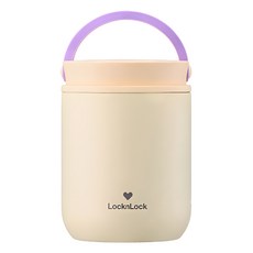 LocknLock 樂扣樂扣 LITTLE LOVE 食物罐保溫保冷便當, 黃色, 300ml, 1個