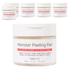 Coakos Monster 去角質墊 70p, 200ml, 6個