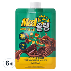 그린몬스터 밀슐랭 단백질 쉐이크 헤이즐 넛츠 초코, 40g, 6개