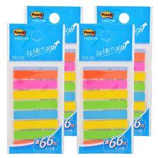 3M Post-it 利貼 可再貼全彩標籤 8色, 160張, 4包