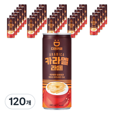 디앤카페 카라멜 라떼, 240ml, 120개