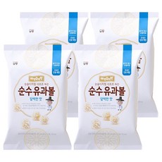 남양유업 아인슈타인 순수유과볼 과자, 담백한맛, 4개, 30g