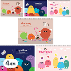 YOUNG ART Shabby素描本 6本組 隨機出貨, 8開, 26張, 4套