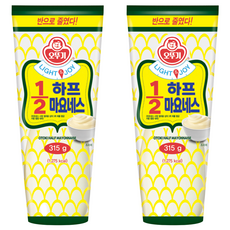 오뚜기 LIGHT & JOY 1/2 하프 마요네스, 2개
