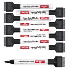 PENMAX 附擦白板筆 3支, 黑色