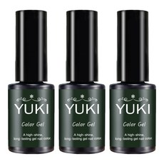 YUKI 彩膠, 81號 綠色花漾, 5g, 3個