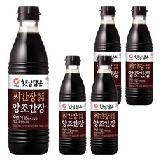 햇살담은 씨간장 숙성공법 양조간장, 500ml, 5개