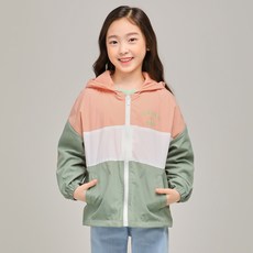 spoon 女童撞色外套