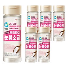 청정원 히말라야 눈꽃소금, 6개, 160g