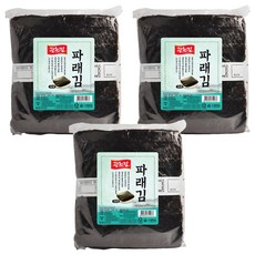 광천김 파래 생김 100매, 150g, 3개